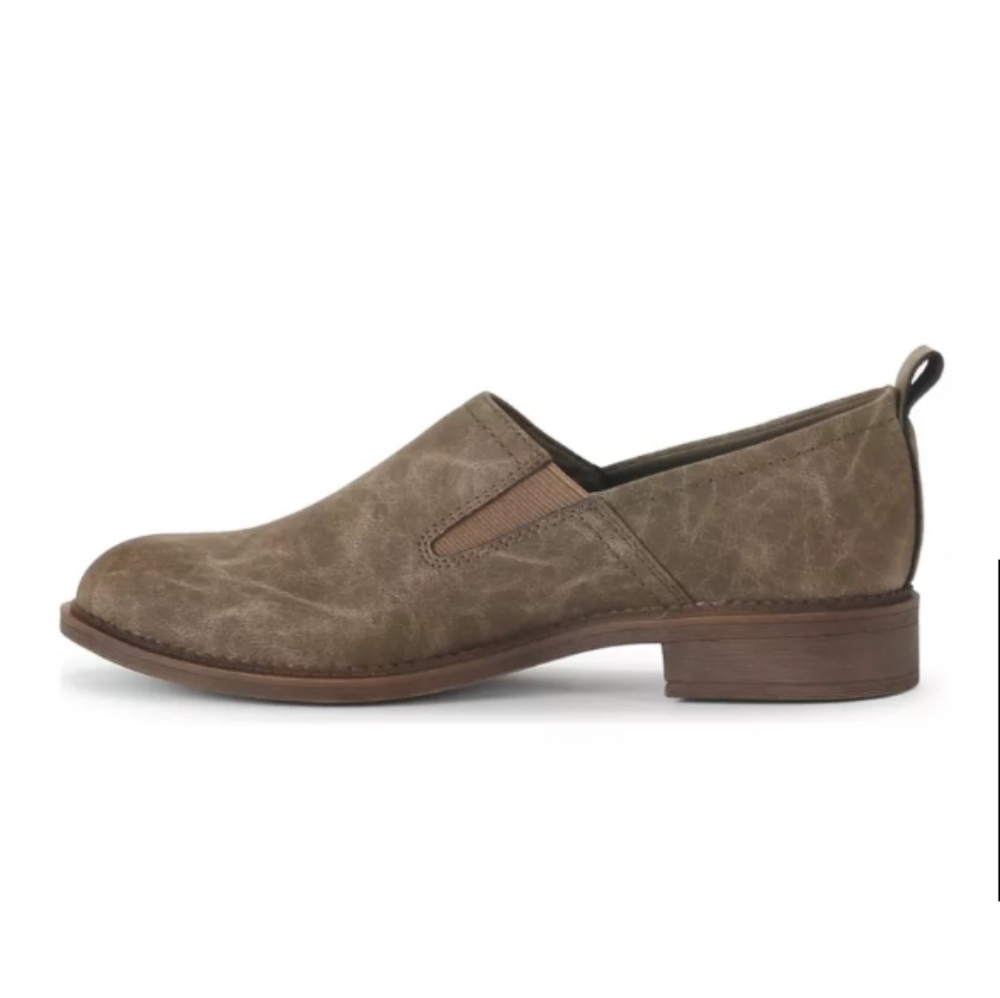 Kim Rogers Ultra Comfort Glinda Taupe Slip On Flats Sz 8
